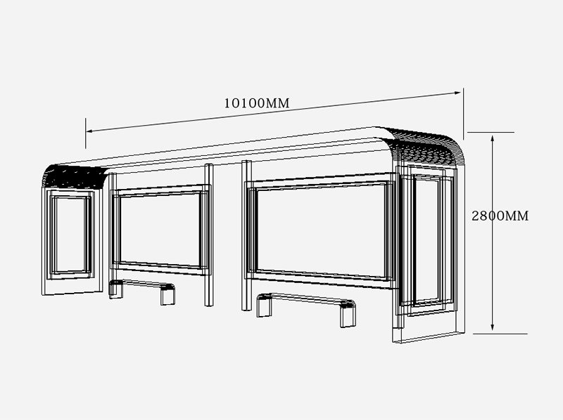 宿遷城市公交候車(chē)亭尺寸