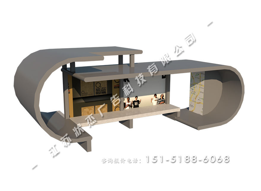 公交候車亭價(jià)格HCT-XD-1115