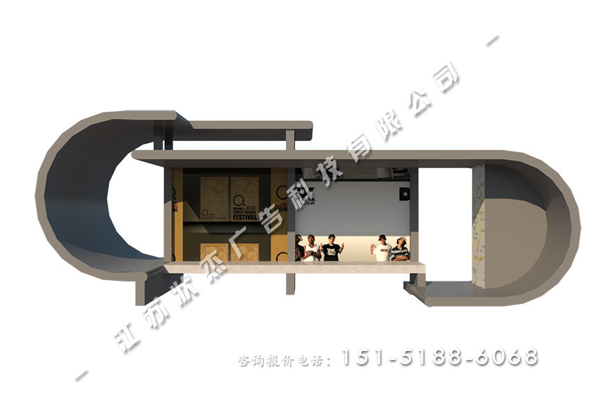 公交候車亭價(jià)格HCT-XD-1115