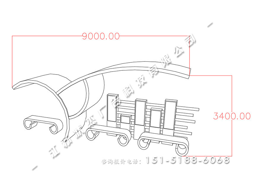 公交站候車亭價(jià)格HCT-XD-1116